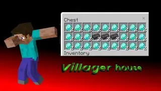 Minecraft villager house me diamond💎💎 ||gamer sholey ||