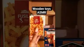 Wooden Toys ASMR 🪵 | Satisfying Tapping & Natural Sounds | Relaxing ASMR Short