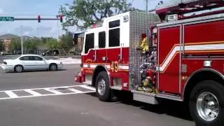 Clearwater Fire Rescue E49 Responding