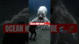 Deep Sea Cursed Creature Found by Divers 😱🌊 | AI Horror Edit #shorts