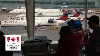 Passengers react as Air Canada to begin cancelling flights ahead of possible work stoppage