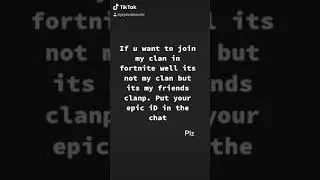 U can join my friends clan