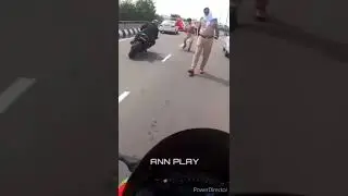 police 💯 attack 😱 bike rider #shorts