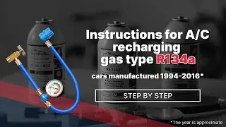How to Repair Car Air Conditioning with R134a Yourself: Charging and Sealing Instructions.