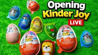 Opening Joy Eggs | Kinder Joy | Cute Suprise Toy Reveal 😍 | ASMR Video