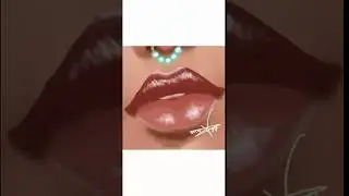 Draw imvu lips on Ibispaint X