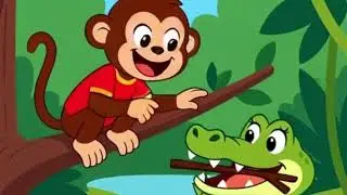 #monkey #moralstory #cartoon #trending #1000subscriber #1million #jangal 