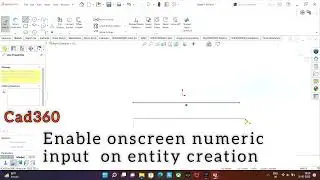 LEARN HOW TO ENABLE ONSCREEN NUMERICAL INPUT ON ENTITY CREATION