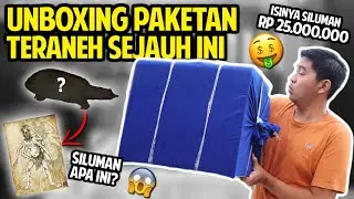 HUJAN-HUJANAN UNBOXING PAKETAN TERANEH SEUMUR-UMUR! ISINYA SILUMAN PUTIH TOTAL Rp25.000.000!!