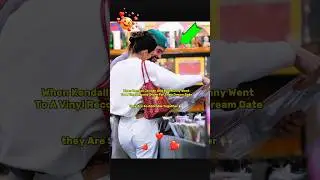 When Kendall And Bad Bunny Went To A Vinyl Record Store. #kendalljenner #badbunny #couple #shorts
