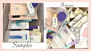 Organizing Korean Skincare/Makeup Samples Collection