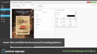 embedsignage.com Tutorial: Zone Content Walkthrough