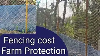 Linked mesh fencing for farm protection