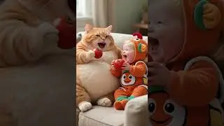 Funny ornage cat enjoying the nao #cute #poemreading #eyecatchy #learningpoem