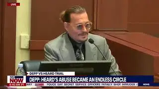 Johnny Depp said Amber Heard put lit cigarette out on my face. Not nice!