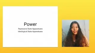 Power, Repressive State Apparatus (RSA) & Ideological State Apparatus (ISA) // English
