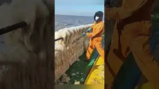 How to remove ice on a ship#short