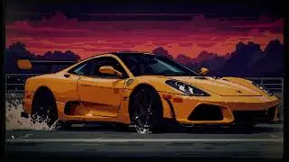 Bitstream Racer &ndash; 16-Bit Pixel Car Theme for Retro Racing Games and High-Speed Pixel Highway Levels