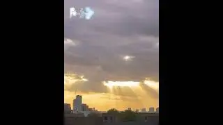 #crepuscularrays #sunbeams #godsrays #sunrays #skywatching #sunset #cloudy #crepuscular #sunlight