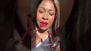 Fenty Red Velvet Liquid Lipstick, The MVP Try on