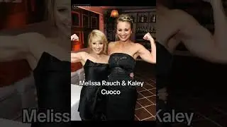 Melissa Rauch & Kaley Cuoco Bicep Flex #shorts #flexingmuscle #biceps