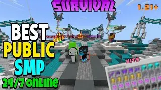 🐅 Join Best Lifesteal Public Smp Server For Minecraft 📖 | Java + PE | 24/7 Online | Free To Join 🍒