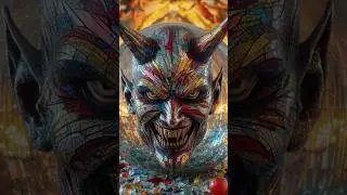 5 Cursed Demon Masks Encased In Glass #dark #halloween #mask #demon #scary #beautiful #dangerous
