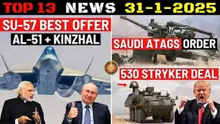 Indian Defence Updates : Su-57 Best Offer,Saudi ATAGS Order,530 Stryker Deal,NewSpace Helicopter UAV