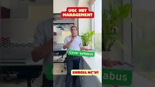Complete Strategy to Clear UGC NET Management🔥