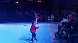 Boys dance competition