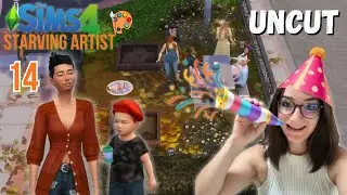 Moment mal&hellip; WARUM feiern wir pl&ouml;tzlich 2 Geburtstage?! 🎂😱 - Starving Artist Die Sims 4 UNCUT Part 14