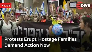 Live: Hostage Families Confront Netanyahu Before His UN Speech | Anger at Ben Gurion | AM14