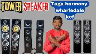 Tower Speakers For Hometheatre #kef #tagaharmony #wharfedale #dolbyatmos @RockAudios