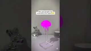 This Jellyfish Lamp Turns Any Room Into a Dream 🌊✨#JellyfishLamp #AestheticRoom#RoomDecor #Amazonfin