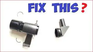 How To Fix A Broken Telescope Viewfinder With Teflon Tape