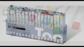 Copic Sketch Markers 72pc Set, Set B