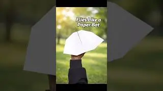 flies like a bat 🦇।&ldquo;Paper bat craft 🦇🔥 So satisfying!&rdquo;