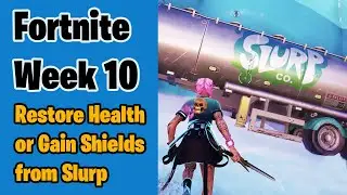 How to Restore health or gain shields from Slurp in Fortnite