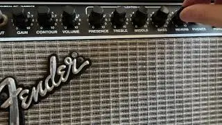 Fender Studio Reverb 15ce Amplifier Demo w/ Tele (no talking)