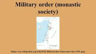 Military order (monastic society)