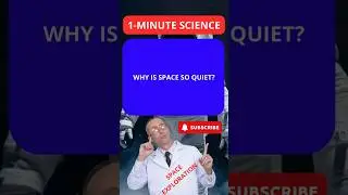 Why is Space So Quiet? 🌌🔇 | 1-Minute Science Explains! #1MinuteScience #quiz #trivia