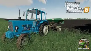 Пішло пів розкидача добрива на поле | КОШМАК | (Farming Simulator 19)