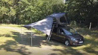 Rooftop Tents &ndash; Sheepie&reg; Bookara | Setting up your awning