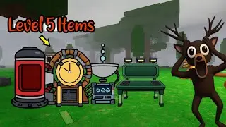 Crafting All Level 5 Bench Items in 99 Nights in the Forest | Full Crafting Guide