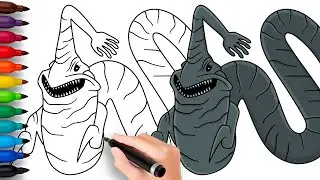 HOW TO DRAW HAND SEA MONSTER | Garry's Mod - Easy Step by Step Drawing