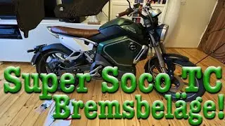 Super Soco TC: Bremsbeläge hinten tauschen [HD/Deutsch/German]