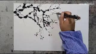 Spring and water - Chinese Ink Painting
