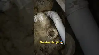 pan end commode line 🧑&zwj;🔧👍#plumbing #hardwork #shortvideo #installation