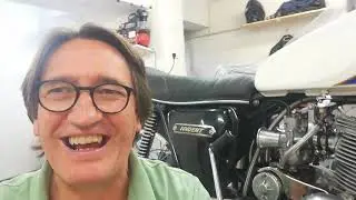Triumph Trident T160 carb gantry strip and repair