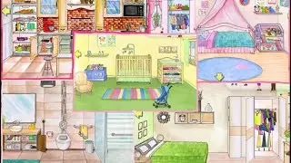 Мой игровой домик плюс создание красивого домика в моём игровом домике 😷🤗🚗🏡